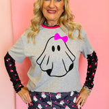 Gigi The Ghost Grey Tee