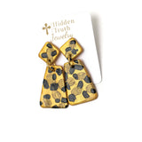 Gold & Black Double Dangles