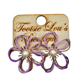 Lavender Flower Earrings
