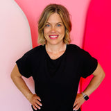 Black Boat Neck Top