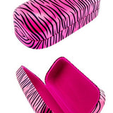 Zebra Print Sunglasses Case