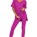 Light Plum Loungewear Set