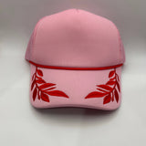 Pink Captain Foam Trucker Hat