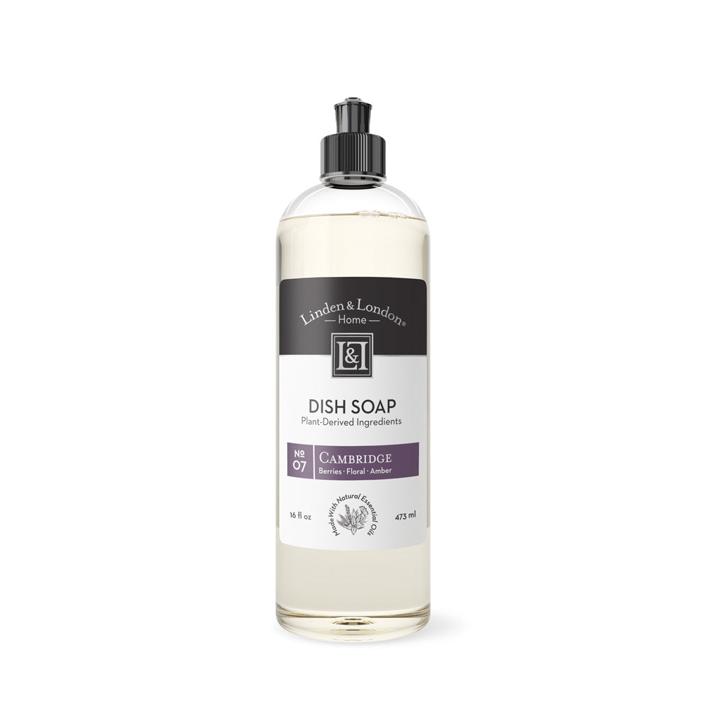 Linden & London Dish Soap in Cambridge fragrance.