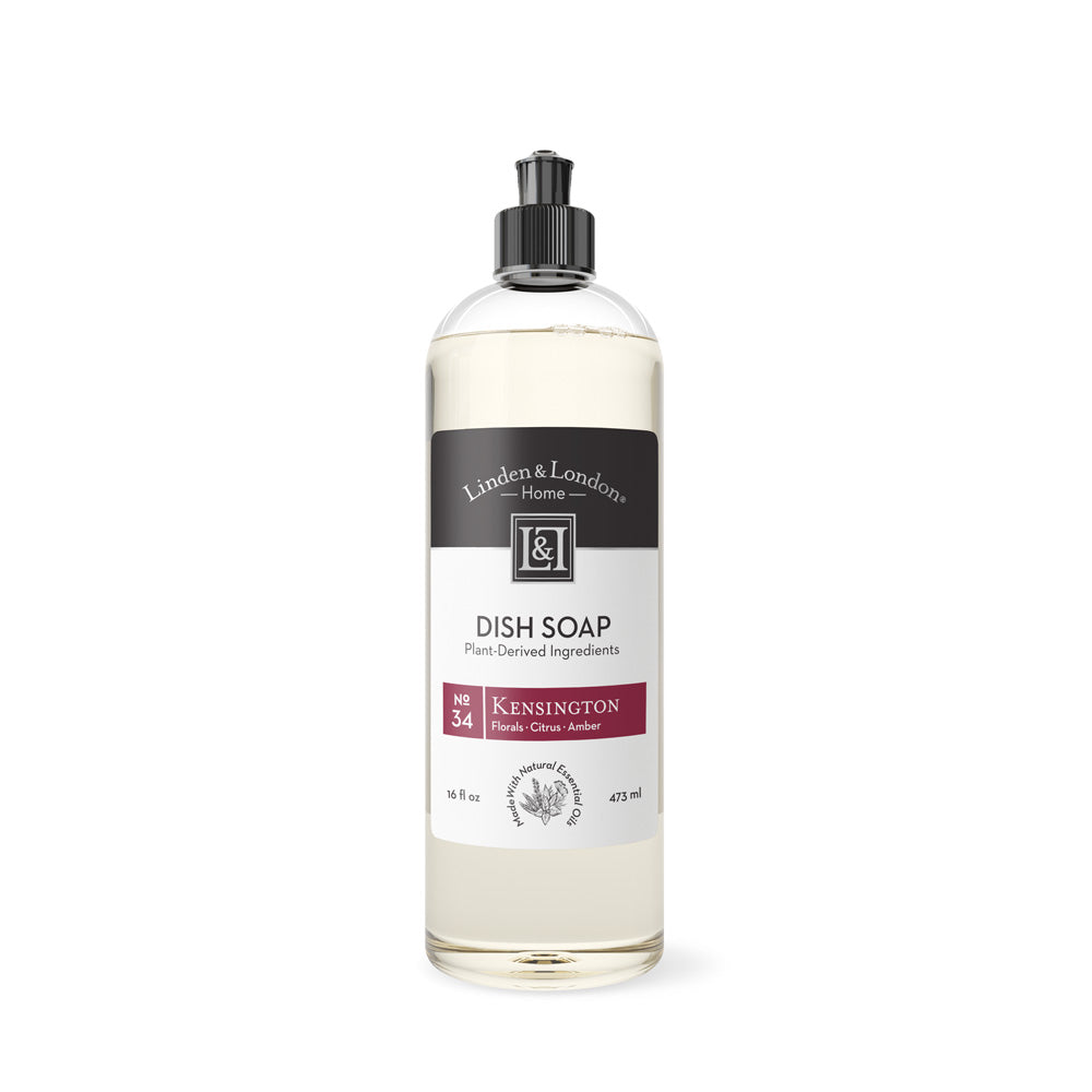 Linden & London Dish Soap, 16 oz., in Kensington fragrance.