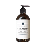 Bottle of liver support castor oil blend from Rowe Casa Organics