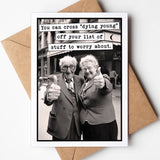 Stuff To Worry About Greeting Card
