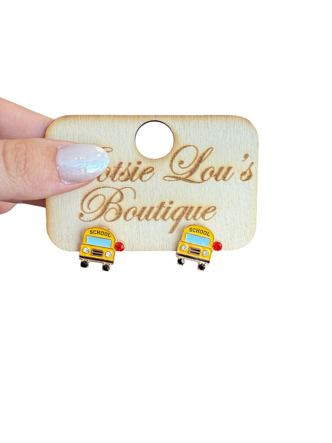 School Bus Stud Earrings