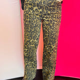 Judy Blue Wide Leopard Print Jeans