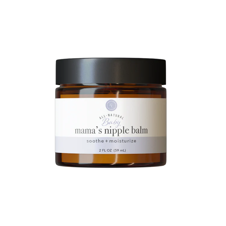 Jar of 'mama's nipple balm' from Rowe Casa Organics