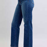 Judy Blue Side Seam Detail Straight Jeans