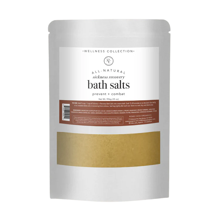 All Natural Sickness Recovery Bath Salts from Rowe Casa Organics