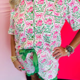 Botanical Garden Ruffle Pajamas