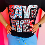 Save Lives V-Neck Tee