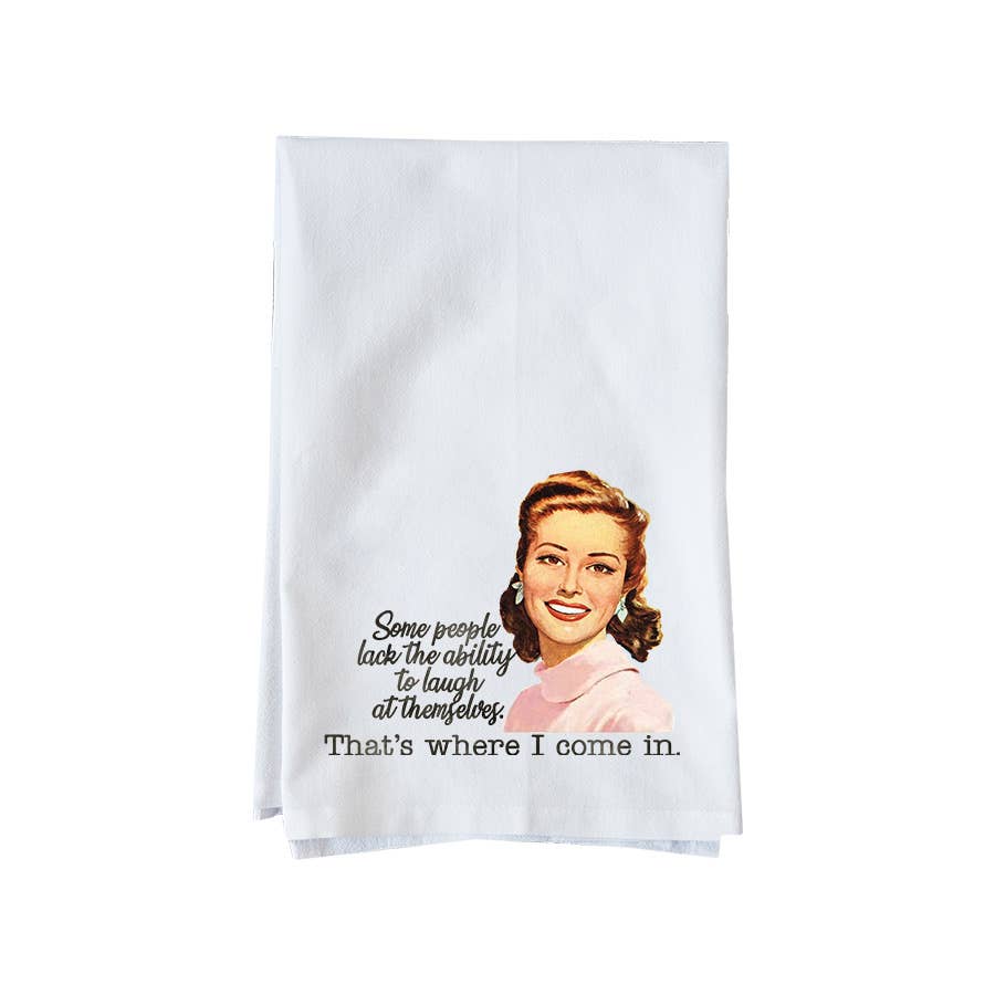 I Come In Tea Towel