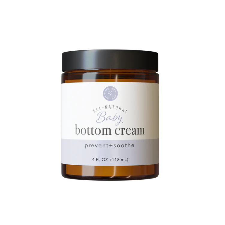Jar of baby bottom cream from Rowe Casa Organics