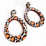 Cheetah Drop Earrings