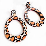 Cheetah Drop Earrings