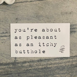 Itchy Butthole Magnet
