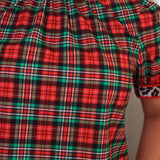 Lana Plaid & Prowl Top