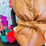 Brown Puffer Vest