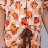 Harvest Hues Ruffle Pajama Set