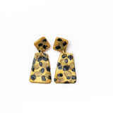 Gold & Black Double Dangles
