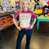 Bleached Margarita Thinking About Me Tee