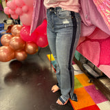 Judy Blue Side Seam Detail Straight Jeans