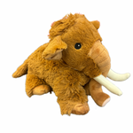 Wooly Mammoth Warmies® plush, fully microwavable, lavender-scented, and weighted for comfort, safe for all ages.