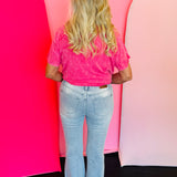 Judy Blue Rhinestone Side Flare Jeans
