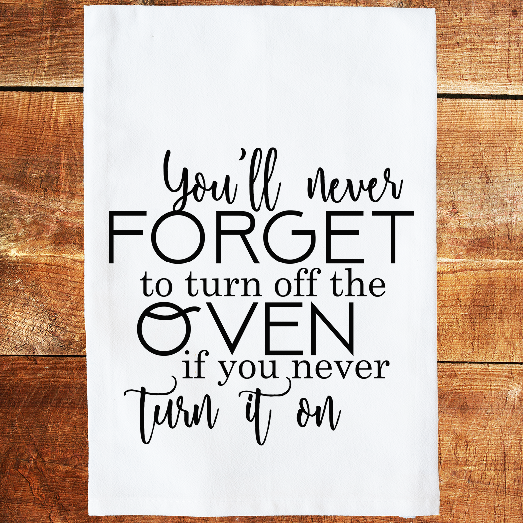 Never Forget Tea Towel