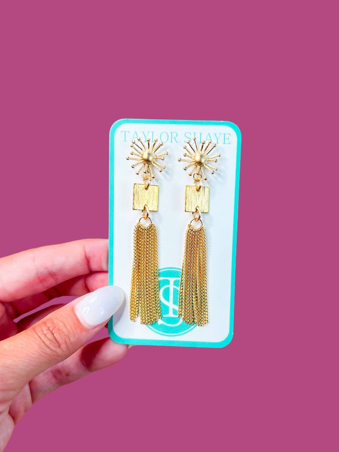 Fall Gold Sally Drop Earrings