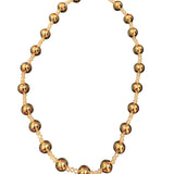 Gold & Blush Beaded Necklace (Water Resistant)