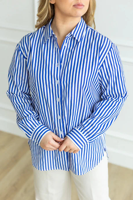 Perfect Wrinkle Free Royal Stripe Shirt