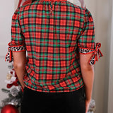 Lana Plaid & Prowl Top