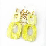 Lola Lemon Yellow Earrings
