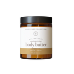 A jar of Rowe Casa Vanilla + Cocoa Body Butter