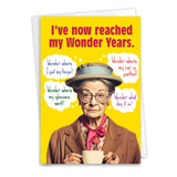 Wonder Years Birthday Card