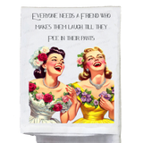 Everyone Needs A Friend Tea Towel