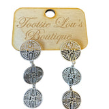 Silver Weave Earrings