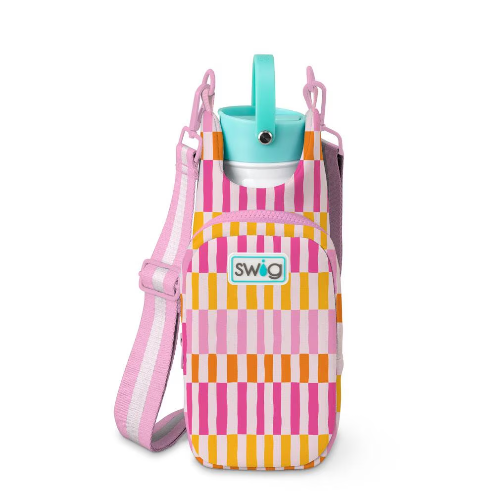 Swig Sherbet Stripe Water Bottle Sling