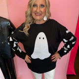 Black Boo Sweatshirt