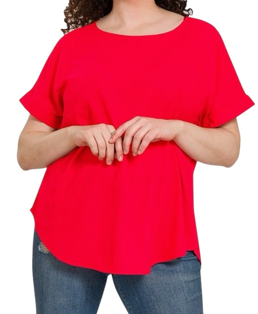 Ruby Boat Neck Top