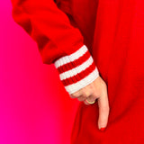 Candy Cane Sparkle Cardigan