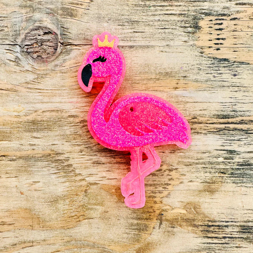 pink flamingo car freshie