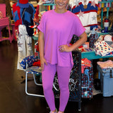 Bright Mauve Loungewear Set