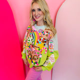 Queen Of Sparkles Christmas Candyland Knit Sweater