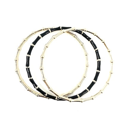 Jom Black Bracelet Stack