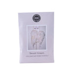 Sweet Grace scented sachet with angel wings.